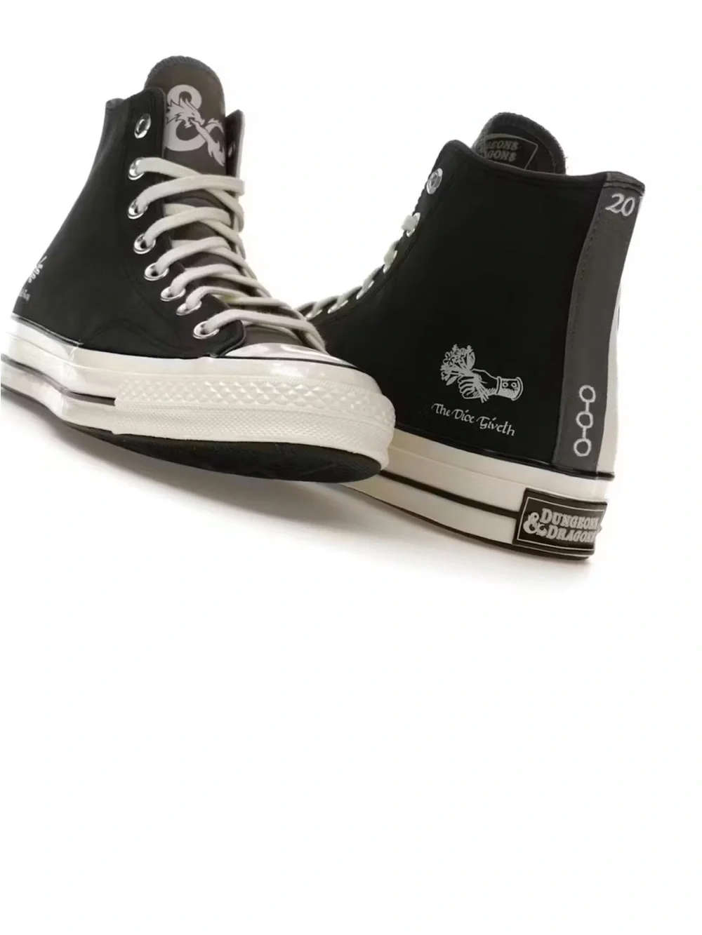 Converse Dungeons Dragons Men’s Chuck 70 Leather Hgh D20 Dice Sz 12 NWOB A09884C